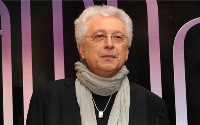 O novelista Aguinaldo Silva durante o lançamento da novela Fina Estampa, da Globo, em 2011 - Alex Carvalho/TV Globo