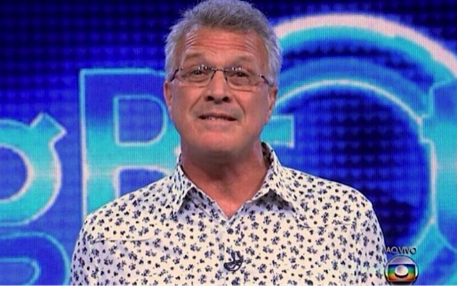 Pedro Bial durante a estreia de BBB 14; audiência cresceu 10%, mas programa foi mais curto - Reprodução/TV Globo