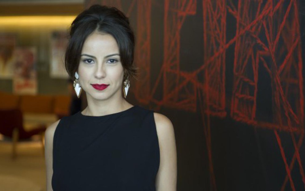 A atriz Andréia Horta faz Celeste, a primeira-dama do tráfico na série policial A Teia, da Globo - ESTEVAM AVELLAR/TV GLOBO