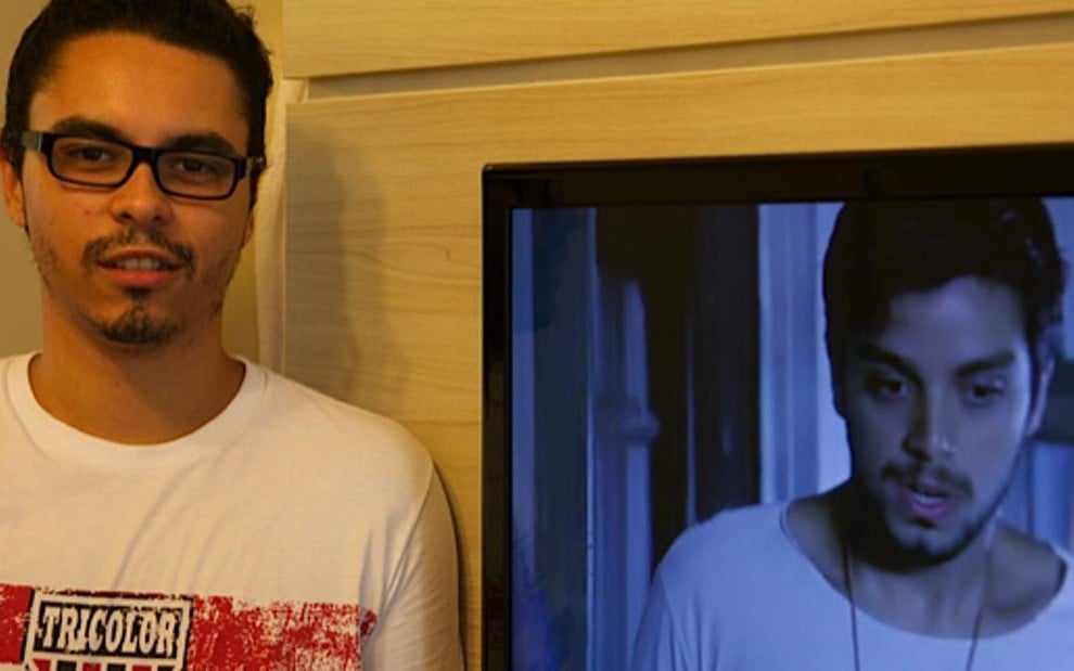 O sãopaulino Bruno Viterbo, 24 anos, que grava capítulos de Além do Horizonte, novela das sete da Globo - Daniel Castro/NTV