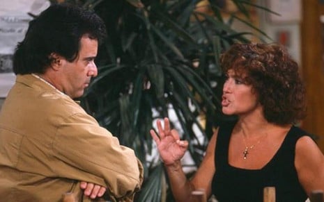 Tony Ramos e Susana Vieira em cena de A Próxima Vítima (1995); Viva exibirá novela mais cedo - Reprodução/Globo