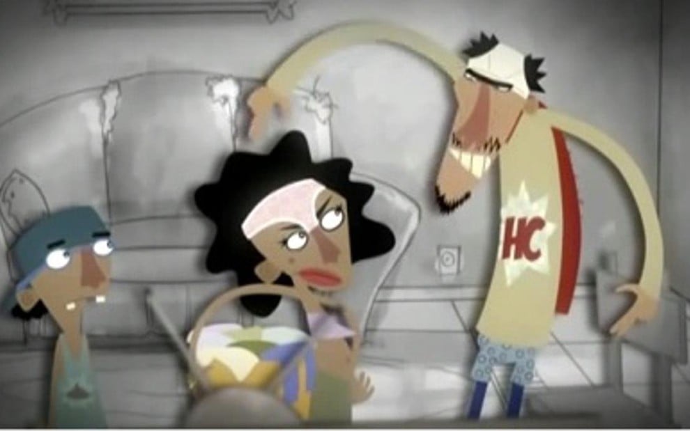 Cena do desenho animado Homem Cueca, que terá versão na Band no final de 2014 - Reprodução