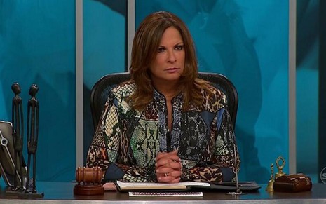 Ana Maria Polo, apresentadora do telebarraco Caso Encerrado, que derrubou a audiência do SBT - Reprodução/SBT