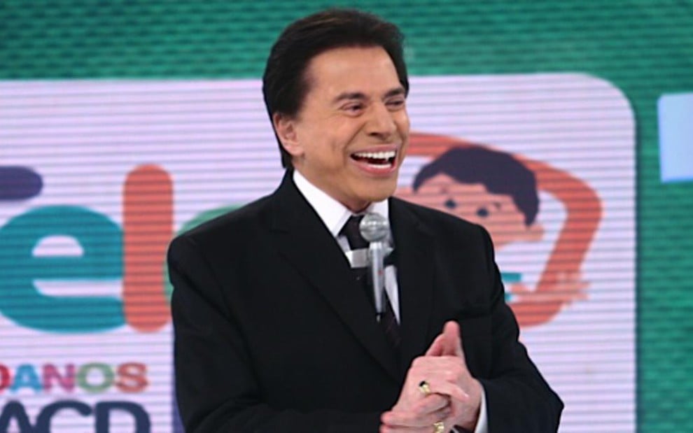 Silvio Santos no Teleton de 2010; apresentador vai  - Divulgação/SBT