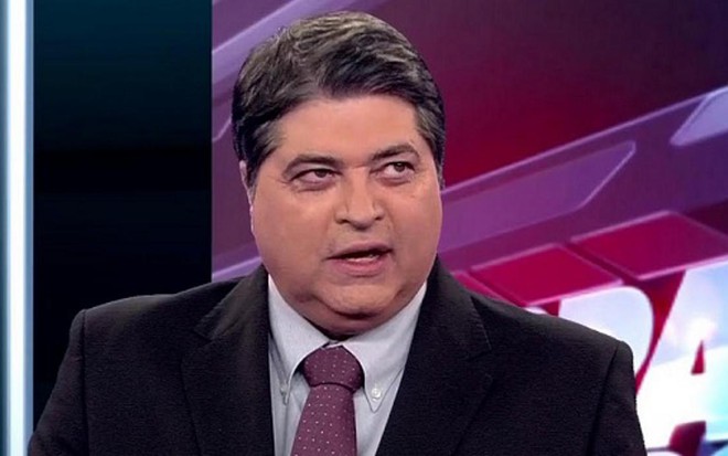 José Luiz Datena no Brasil Urgente; apresentador da Band fez campanha para Rachel Sheherazade, do SBT - Reprodução/Band
