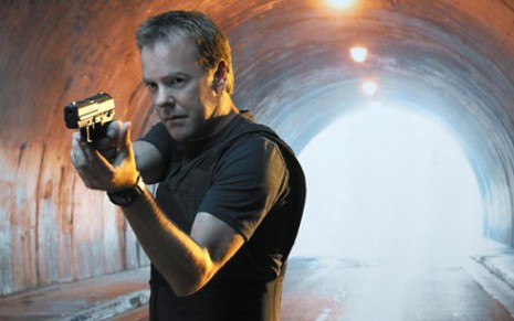 O ator Kiefer Sutherland como Jack Bauer, agente federal foragido da justiça em 24: Live Another Day - Divulgação/Fox