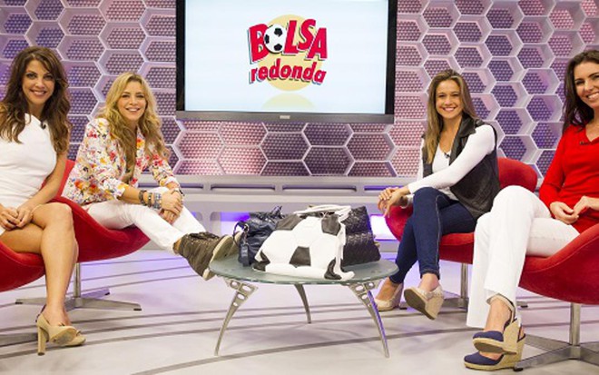 Thalita Rebouças, Christine Fernandes, Fernanda Gentil e Glenda Kozlowski, do Bolsa Redonda - João Cotta/TV Globo