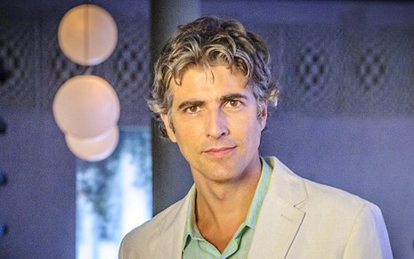 O ator Reynaldo Gianecchini, que interpreta Cadu na novela das nove da Globo, Em Família - ALEX CARVALHO/TV GLOBO
