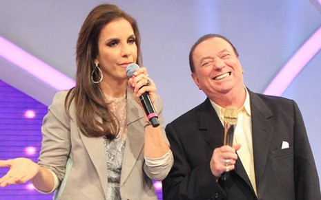Ivete Sangalo participa do Programa Raul Gil, do SBT, em 2013; Globo vai liberar cantora após Superstar - Divulgação/SBT