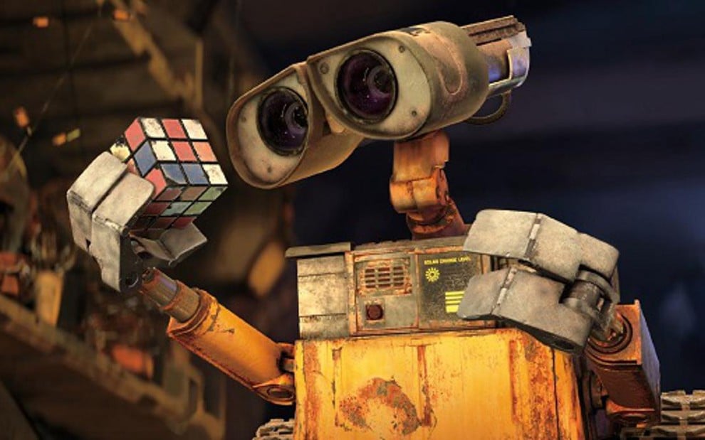 O robô Wall-E, protagonista de animação homônima vencedora do Oscar; animação empatou com SBT - Reprodução
