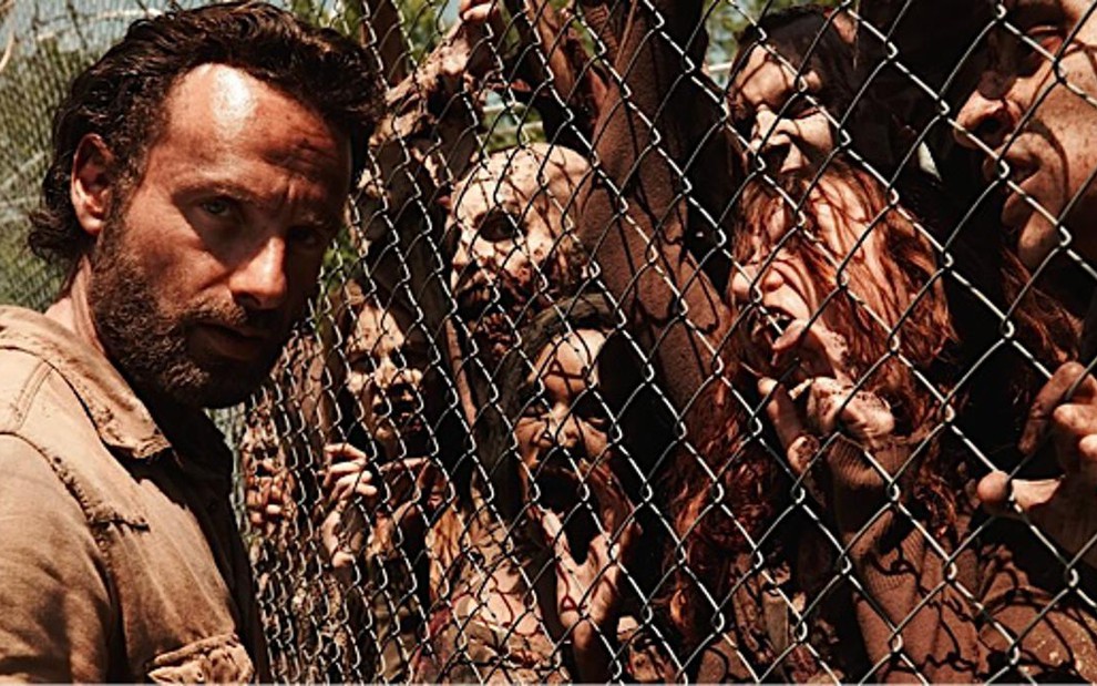 Andrew Lincoln, protagonista de The Walking Dead, série da Fox que lidera a audiência do gênero na TV paga - 