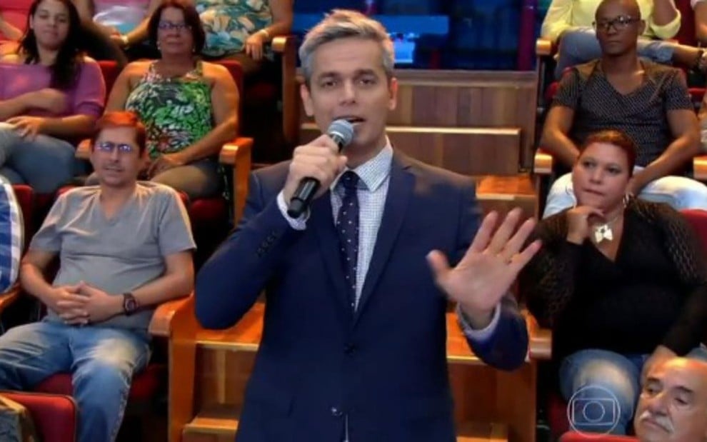 Otaviano Costa apresenta game show 8 ou 800 dentro do Vídeo Show, na última segunda (5) - Reprodução/TV Globo