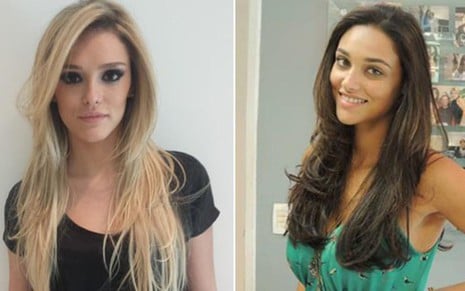 As atrizes Isabelle Drummond e Débora Nascimento, que alongaram os cabelos para Geração Brasil - Divulgação