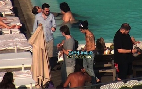 Integrante da boy band One Direction flagrado por drone do Pânico em hotel do Rio de Janeiro - Fotos Divulgação