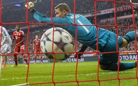 Sérgio Ramos marca primeiro gol na vitória do Real Madrid contra o Bayern de Munique, pela Liga dos Campeões - Divulgação/Uefa