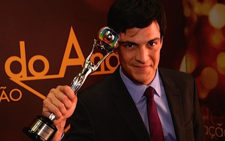 O ator Mateus Solano na premiação dos Melhores do Ano do Domingão do Faustão, em março deste ano - Renato Rocha Miranda/TV Globo