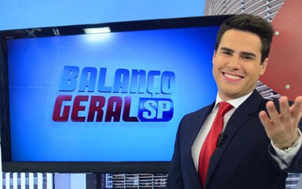 O ex-apresentador do Balanço Geral SP, Luiz Bacci; saída repentina repercurte nos bastidores - Divulgação/TV Record