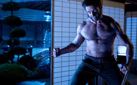 Hugh Jackman protagoniza Wolverine Imortal, que liderou na TV por assinatura no último domingo (8) - Reprodução