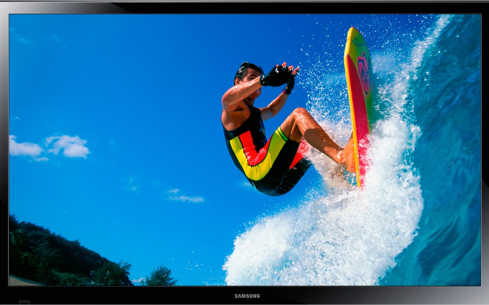 TV de plasma da Samsung; a empresa é uma das quatro marcas que ainda produzem o modelo - Divulgação