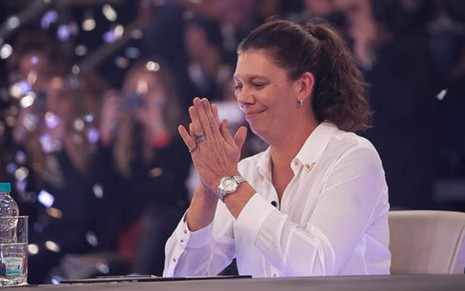 A ex-jogadora de vôlei Ana Moser é anunciada campeã de Aprendiz Celebridades, da Record - Edu Moraes/TV Record