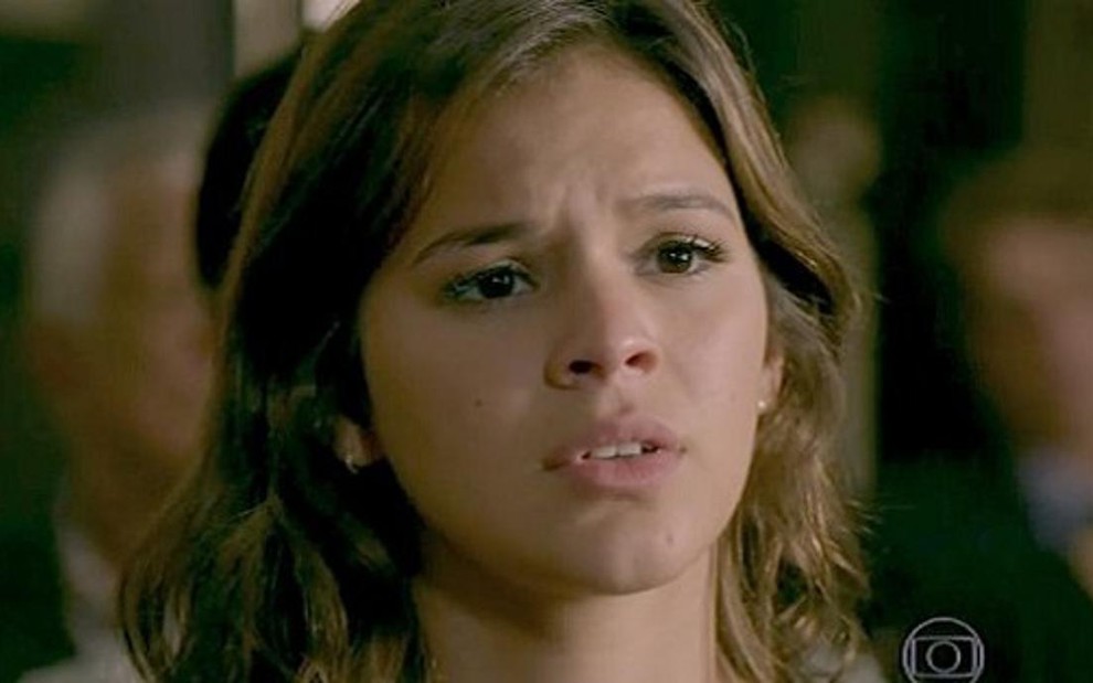 A atriz Bruna Marquezine (Luiza) em cena da novela das nove da TV Globo, Em Família - Reprodução/TV Globo