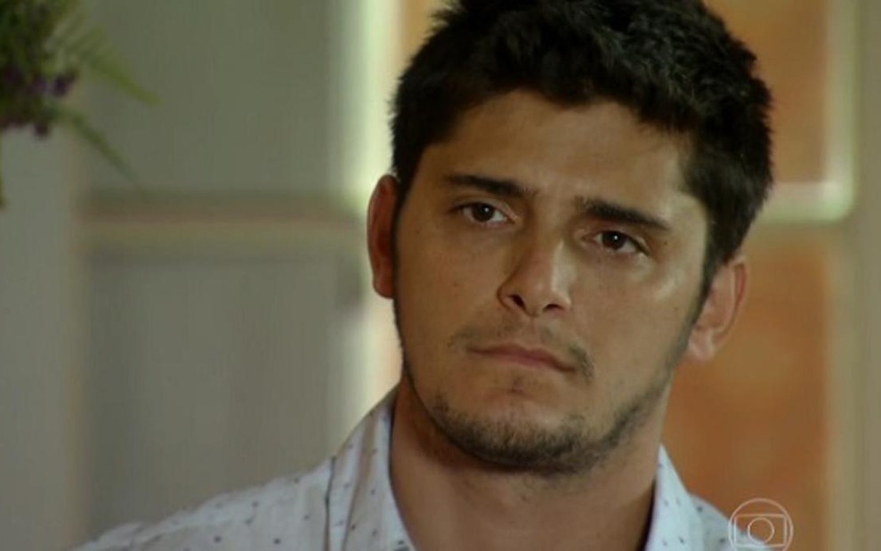 Bruno Gissoni (André) em cena de Em Família, da Globo; personagem descobre quem é sua mãe - Reprodução/TV Globo