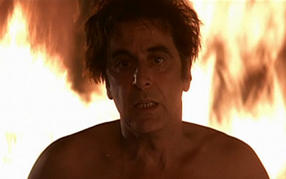 Al Pacino como John Milton, encarnação de Satanás em Advogado do Diabo - Warner Bros