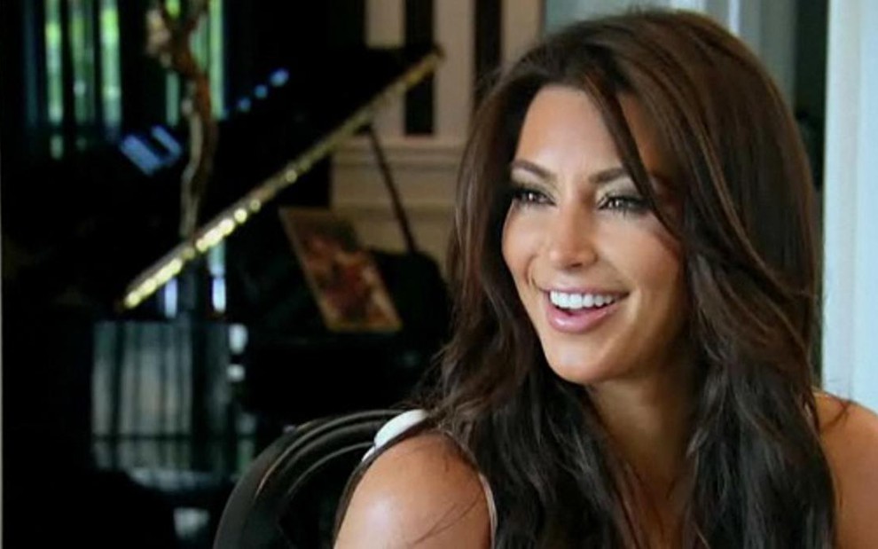Kim Kardashian em cena do reality show do canal E! Keep Up With The Kardashians - Divulgação/E!