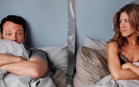 Vince Vaughn e Jennifer Anniston em Separados pelo Casamento (2006), que será exibido pelo TNT - Divulgação