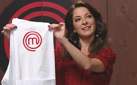 Ana Paula Padrão no reality de culinária MasterChef, da Band; programa mudou de dia e bateu recorde - Divulgação/Band