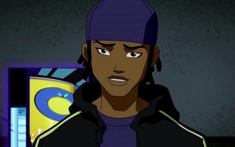 O adolescente Virgil Hawkins na animação Super Choque; ele tem o poder de controlar a eletricidade - Divulgação/Warner Bros.