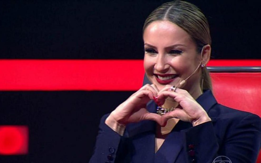 Claudia Leitte no The Voice Brasil; competição musical bateu recorde de audiência na Globo - Reprodução/TV Globo