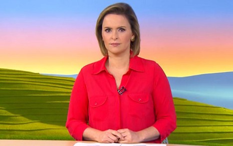 Ana Paula Campos apresenta o Globo Rural; programa teve a pior audiência do ano - Reprodução/TV Globo