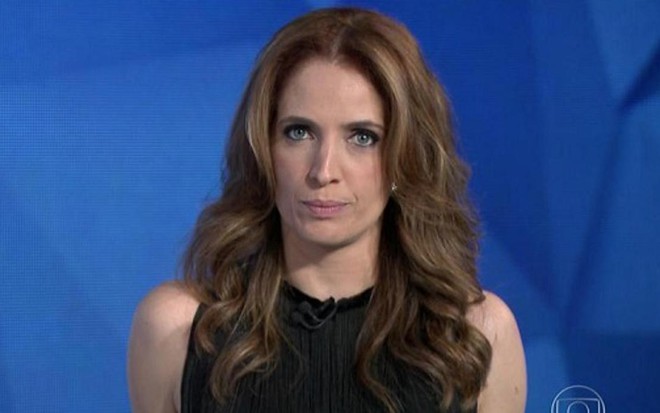 Poliana Abritta no Fantástico; estreia de nova apresentadora rendeu 22,7 pontos ao programa - Reprodução/TV Globo