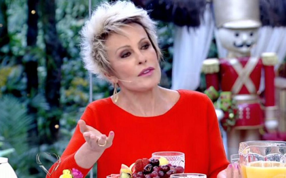 Ana Maria Braga revela que não sabe quanto custa um sutiã no Mais Você desta sexta-feira (5) - Reprodução/TV Globo