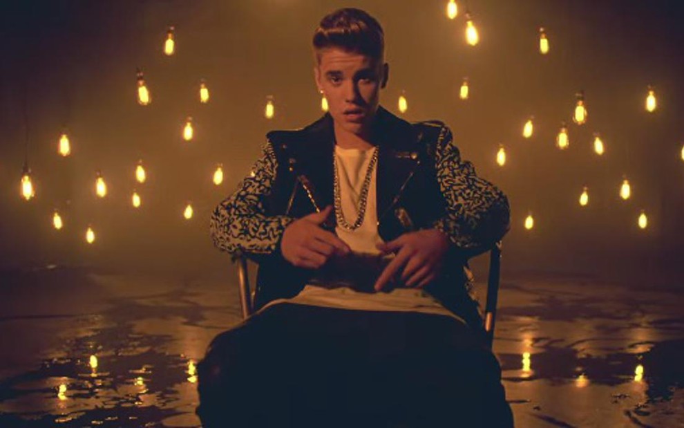 O cantor Justin Bieber, em cena do videoclip da música All That Matters, que foi lançado no início do mês  - Reprodução/Youtube