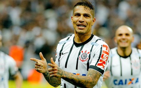 O atacante Guerrero, do Corinthians, comemora gol contra o São Paulo pelo Campeonato Brasileiro - Daniel Augusto Jr./Ag. Corinthians