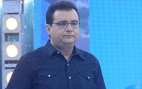 Geraldo Luís no Domingo Show; apresentador está descontente porque dá audiência e tem menor salário - Antonio Chahestian/TV Record