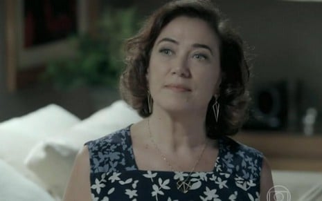 A atriz Lilia Cabral na pele de Maria Marta em cena da novela Império, da TV Globo - Reprodução/TV Globo