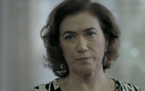 A atriz Lilia Cabral em cena da novela Império (Globo); personagem descobre esconderijo do marido - Reprodução/TV Globo