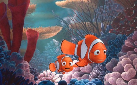 Cena do filme Procurando Nemo, de 2003, que inaugura a sessão Especial de Verão TNT na terça (12) - Divulgação