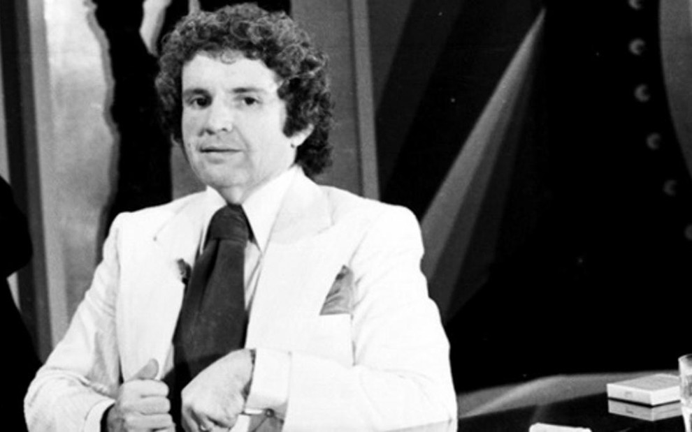 Jô Soares no Globo Gente, talk show que ele apresentou na Globo entre abril e setembro de 1973 - Reprodução/Globo Memória