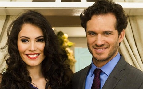 Carmem (Ana Carolina Dias) e Orville (Paulo Rocha), em cena da novela Império, da Globo - João Miguel Júnior/TV Globo