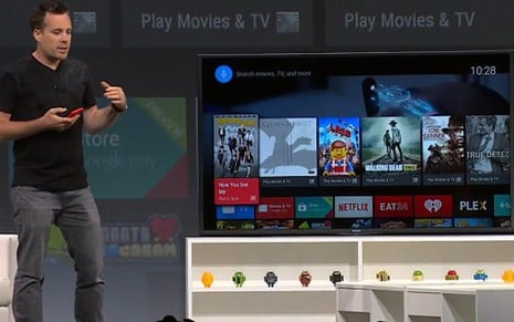 Demonstração de TV Sony com plataforma Android: facilidade de uso e variedade de jogos são atrativos - Fotos: Divulgação