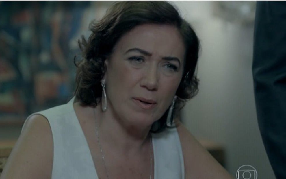A atriz Lilia Cabral na pele de Maria Marta em cena da novela Império, da TV Globo - Reprodução/TV Globo