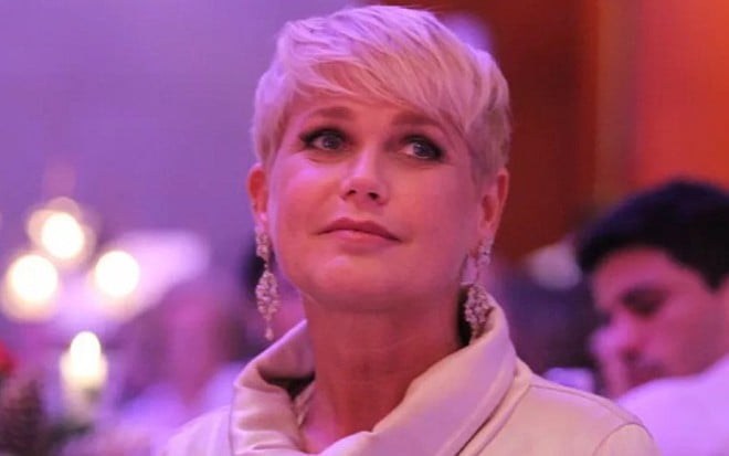 A apresentadora Xuxa Meneghel em evento beneficente realizado em dezembro, em hotel de São Paulo - AGNEWS