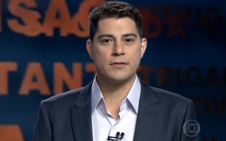 Evaristo Costa estreia no Fantástico do último domingo (8); programa bateu recorde de audiência em 2015 - Reprodução/TV Globo