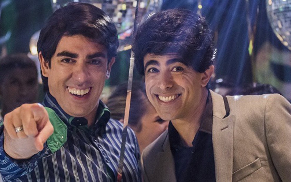 Marcelo Adnet e Marcius Melhem em quadro da segunda temporada do Tá no Ar, humorístico da Globo - Divulgação/TV Globo