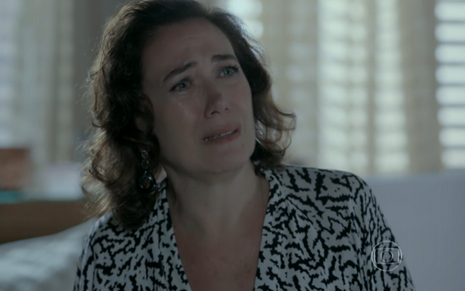 Lilia Cabral (Maria Marta) em cena da novela Império; madame vai chorar pela tragédia do filho - Reprodução/TV Globo