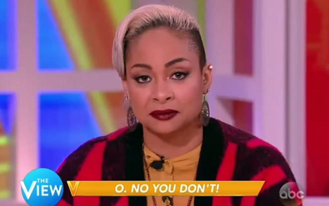 A atriz Raven-Symoné em participação no programa The View, da rede ABC, na última segunda (16)  - Reprodução/ABC